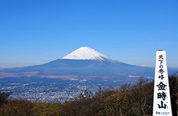 金時山からの富士山